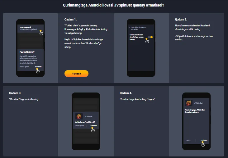 Android-ga APK fayllarini qanday o'rnatish mumkin