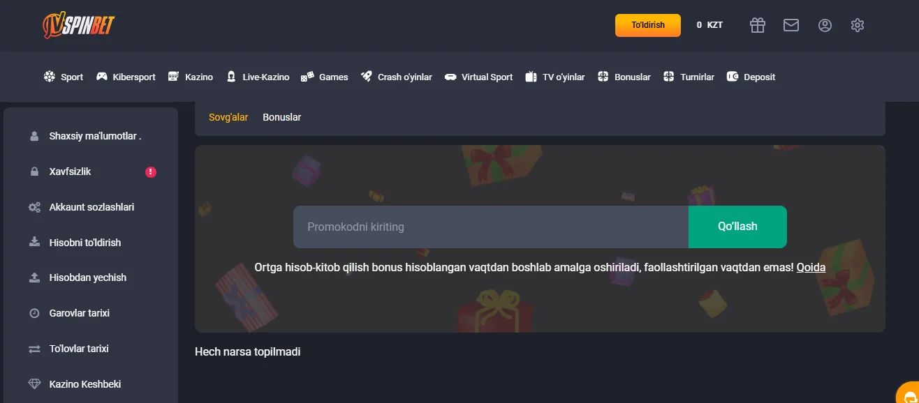 O'yinni nazorat qilish vositalari
