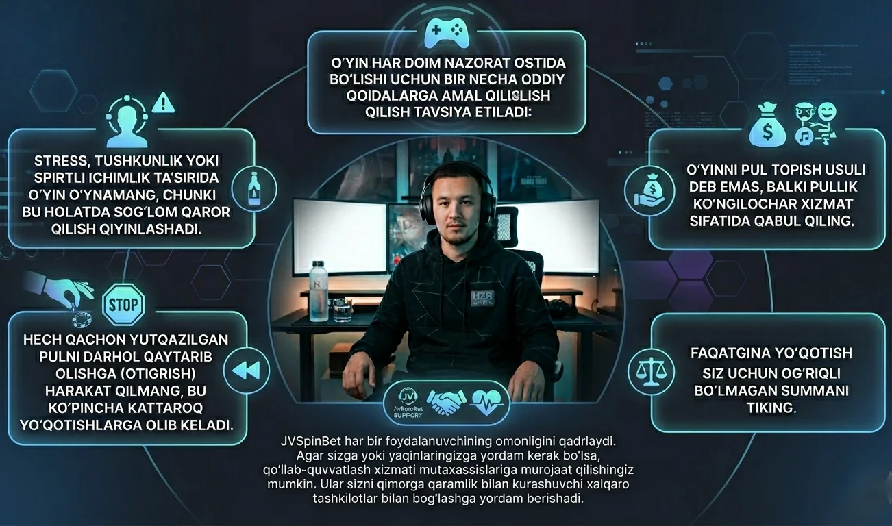 Sog'lom o'yin uchun foydali maslahatlar